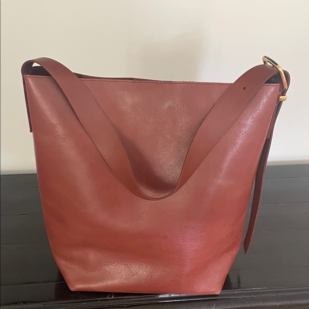 Madewell cinnamon Leather Shoulder Bag